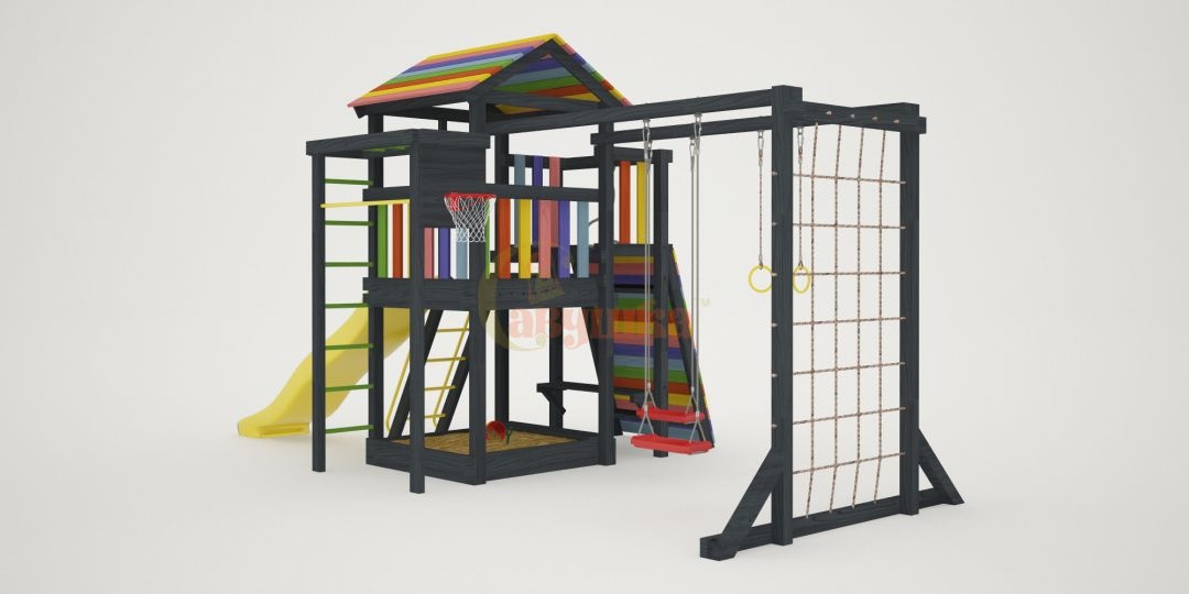 Детская площадка Савушка 4 BLACK